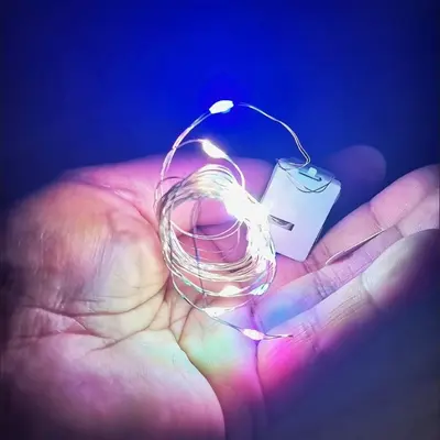 0.5m 1m 2m 3m LED bakır tel buket ışık dizisi pasta süsleme küçük renkli ışık dizisi yanıp sönen ışıklar peri ışıkları