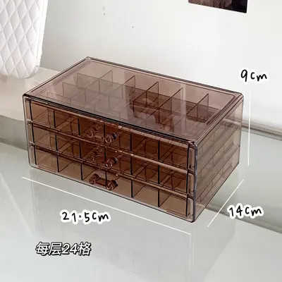 Jewelry storage box with drawers large capacity - 12