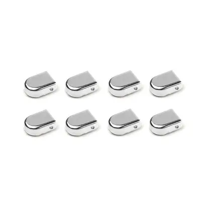 Metal No-Tie Shoe Buckle, Round Capsule Press Clasp, Unisex - 7