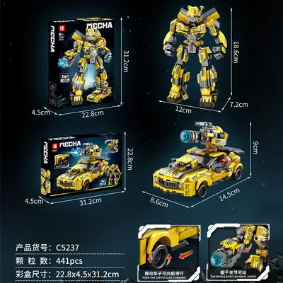 Çin Tarzı Mecha Yapı Taşı Seti, Nezha 3D Figürlü Hediye Kutusu - 12