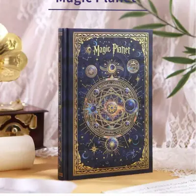 Van Gogh Starry Night Retro Diary Notebook, Lined, Hardcover - 12