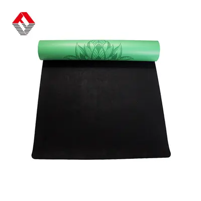 4mm PU doğal kauçuk yoga matı çevre dostu yoga egzersiz fitness matı lüks mat dropshipping. - 5