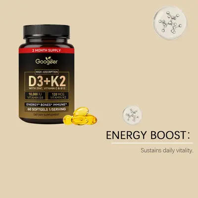 GOOGEER enerji takviye kapsülü, çok vitaminli