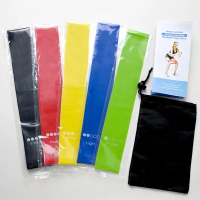 TPE Elastisches Band Fitness Widerstandsband Yoga Fettabbau Schlankheits-Ring geformter Hüftformer Yoga Widerstandsband Großhandel - 10