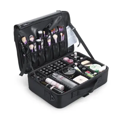 Portable Professional Makeup Bag, Large Capacity Tattoo Tool Kit with Dividers - 3