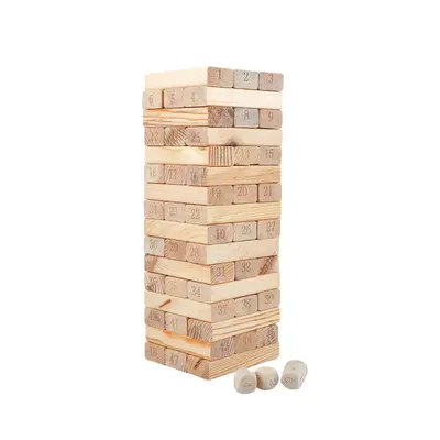 Children's Wooden Stacking Tower Game - 5