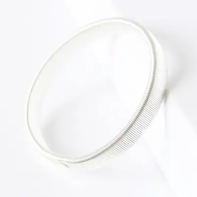 Men's Metal Spring Bracelet, Elastic Arm Ring, Arm Band