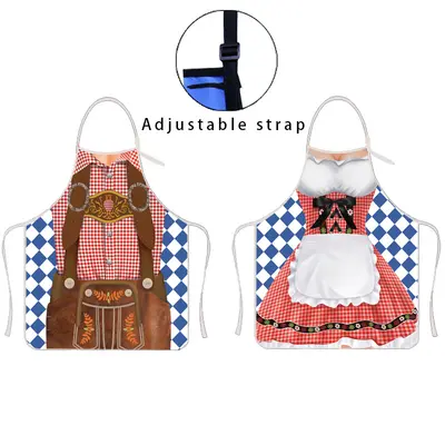 3D Print Adjustable Oktoberfest Apron, Personalized Party Apron - 10