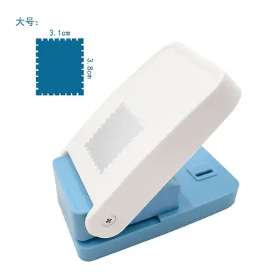 Large Stamp Embossing and Punching Device, Square Card, DIY - 13