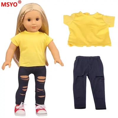 43 cm Amerikan Kız Bebek Giyim Seti, 18 İnç Bebek Kıyafeti - 7