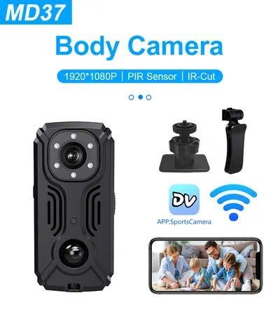 MD29 HD kart kamera geniş açılı kızılötesi kamera spor kamera kaydedici PIR kamera 1080P - 10