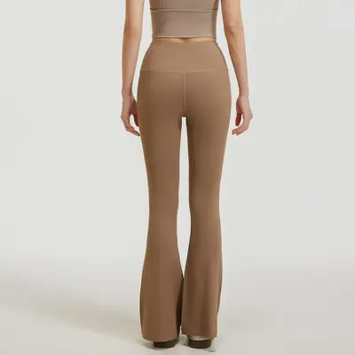 Women's High-Waist Flare Yoga Pants, Butt Lift, Pilates - 4