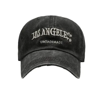 Damenhüte für großen Kopfumfang, Vintage gewaschene Baseballkappen, Herrensonnenhüte mit breiter Krempe, Retro-Trend Grenzüberschreitende Baseballkappen Großhandel. - 6