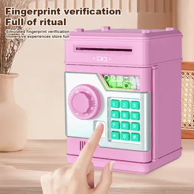 ATM otomatik para kumbara, çocuk dokunmatik ekran, akıllı erken eğitim oyuncağı - 3