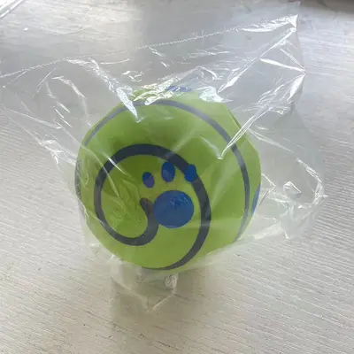 Evcil hayvan topu köpek oyuncağı, çiğneme dayanıklı, sesli, pilsiz - 7