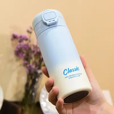 Gradient Insulated Cup for Women, 304 Stainless Steel, Portable - 8