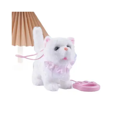 Electric Plush Cat Toy That Meows, Walks and Mimics Speech - 6