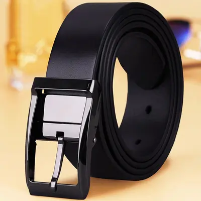 Paolo genuine cowhide belt, two-layer leather - 7