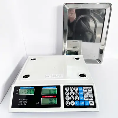 40kg platform elektronik terazi, model 809
