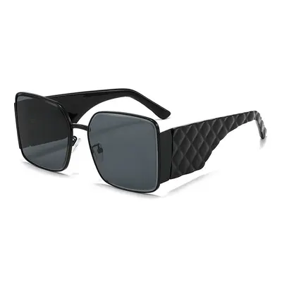Retro Square Large Frame Sunglasses for Women, Slimming Fit for Big Faces - 6