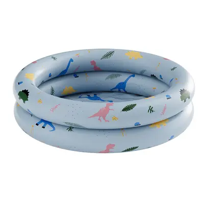 Inflatable Children's Dinosaur Swimming Pool, Thickened Material, Round - 7