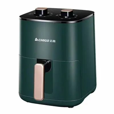 Chigo 6L Luftfriteuse für den Hausgebrauch mit großem Fassungsvermögen, mechanischer Backofen mit doppeltem Drehknopf-Temperaturregelung, Sichtfenster und Pommes-Frittierfunktion - 7