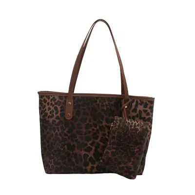 Leopard Print Large Capacity Tote Bag for Women - 8