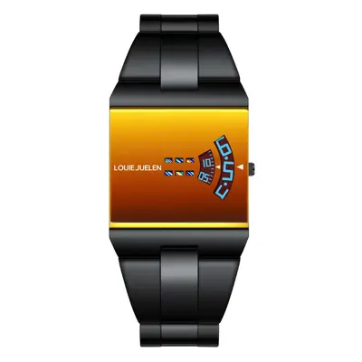 Herrenarmbanduhr, Quarz, Edelstahl, wasserdicht - 9