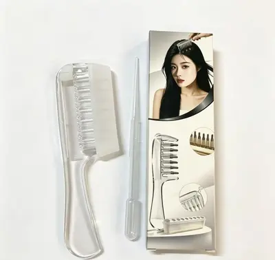 Minoxidil Compatible Scalp Applicator Comb with Roller Ball - 7