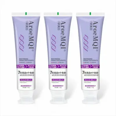Whitening Toothpaste with Popping Beads 110g, Freshens Breath - 12