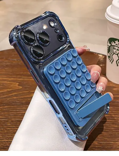 iPhone 17 Pro Max silicone suction bracket phone case - 11