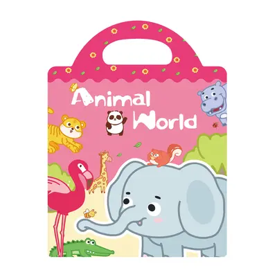 Children's DIY Scene Sticker Book, Ages 2-5, Reusable Jelly Stickers - 7
