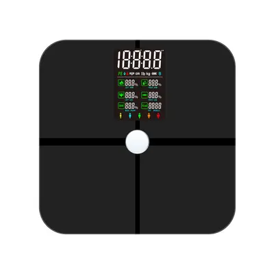 Fitness-Körperfettwaage mit Bluetooth und 8-Motor-Technologie, präzise Personenwaage für Gewichtskontrolle und Diät, elektronische Plattformwaage - 4