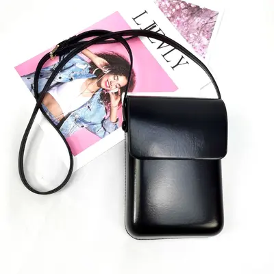 2024 neue PU-Handytasche Mini einfache bequeme kleine quadratische Tasche vertikale Schulttertasche Crossbody-Tasche trendy vielseitige kleine Tasche - 7