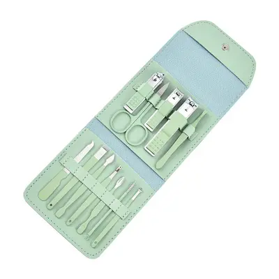 Nagelknipser-Set grün, 16-teilig - 11