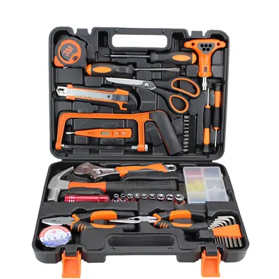 Home tool box set, multi-functional, portable, manual