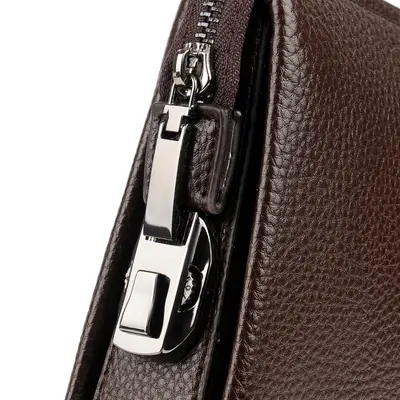 Men's Business Clutch Bag with Password Lock, Large Capacity - 3