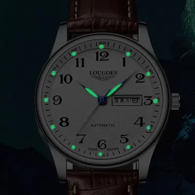 Quarz Herrenarmbanduhr wasserdicht leuchtend Retro-Design - 4