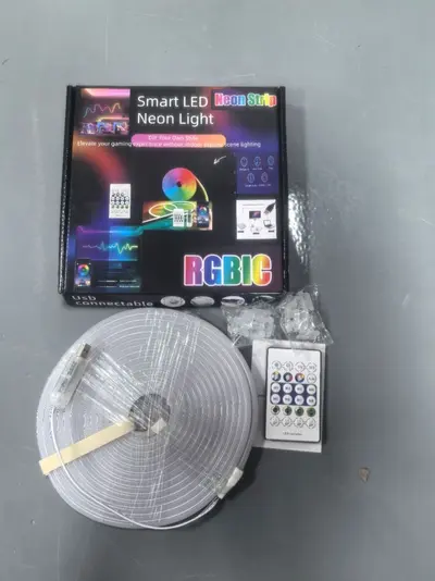 5V612 Symphony Neon Flexible Light Strip RGBIC Flowing Water 24 Button Bluetooth Sound Controlled LED Set - 7