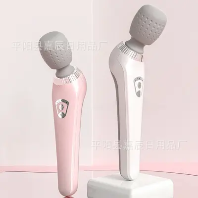 无线手持式电动按摩器全身多功能家用颈椎背腰部小型充电震动捶棒