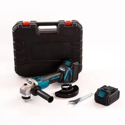 Lithium-Akku-Bohrhammer, Winkelschleifer, Akku-Bohrmaschine 4er-Set - 3