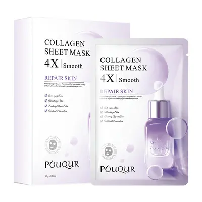 All-English Collagen/Niacinamide/Soothing Hydrating Facial Mask - Wholesale for Export - 7