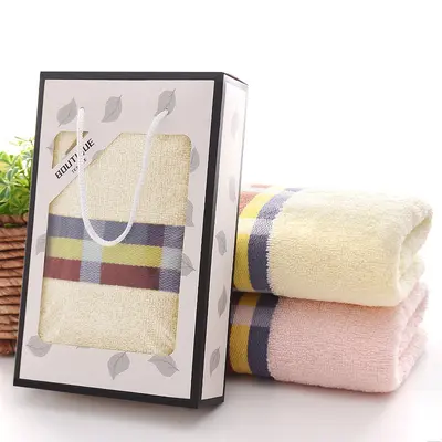 Pure Cotton Towel Set Absorbent Face Towel