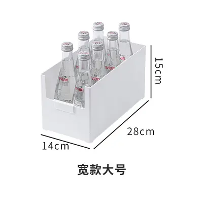 Japanese kitchen cabinet vertical opening storage box desktop cosmetic mask organizer multifunctional drawer telescopic partition box - 12