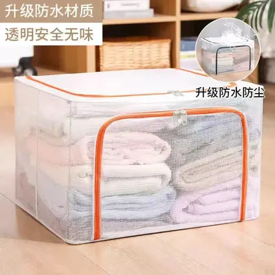 Foldable steel frame clothing storage box - 8