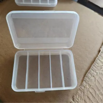 Depolama balık oltası ilaç boş kutu küçük kutu yüksek şeffaf plastik küçük kare kutu su elmas kulak tıkacı kutusu yeni malzeme şeffaf mücevher kutusu - 9