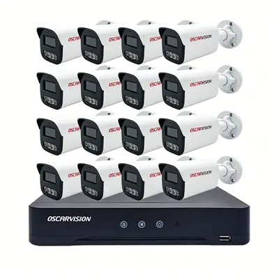 Coaxial camera set 16-channel, 2-8MP options, waterproof - 6