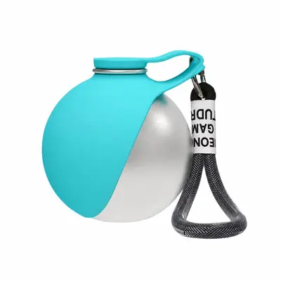 Portable Foldable Dog Water Bottle, 304 Stainless Steel with Hook - 9