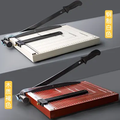 Manual Mini A4 and A5 Paper Cutter with Wood and Steel Body
