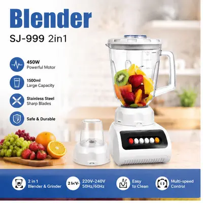 Mutfak robotu 2-in-1 blender öğütücü sıkacak